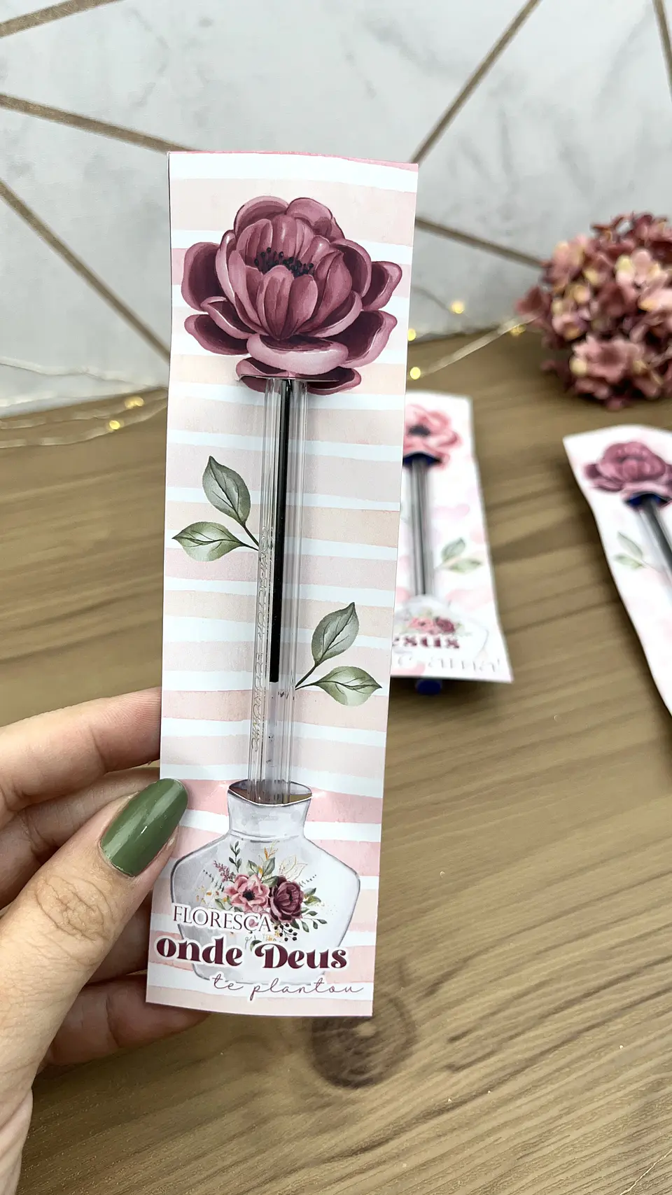 Arquivo de corte card caneta dia da mulher 2