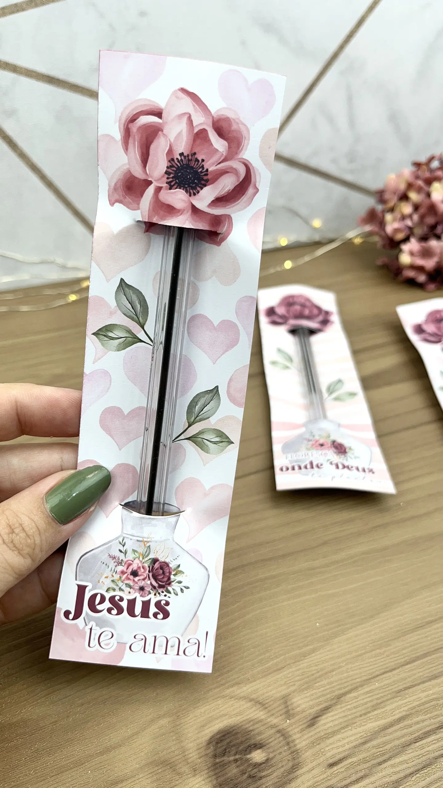 Arquivo de corte card caneta dia da mulher 5