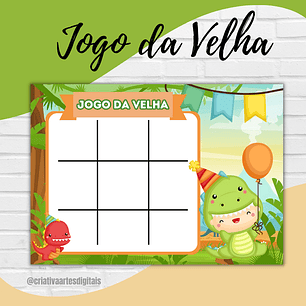 Arquivo jogo da velha dinossauro