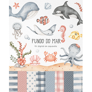 Kit digital fundo do mar - Ni estudio