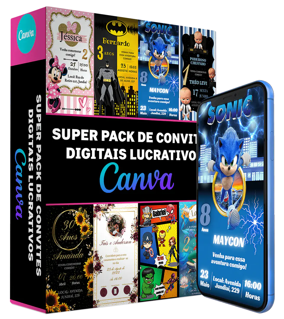 Pack de Convites Digitais Lucrativos 1