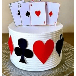 Arquivo de corte topo de bolo baralho