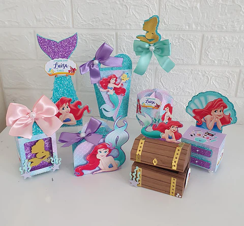 Arquivo de corte ariel pequena sereia 