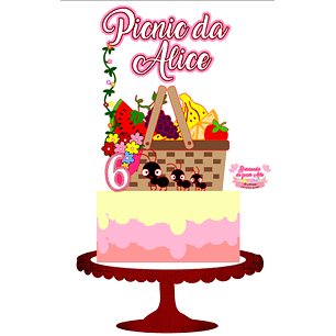 Arquivo de corte topo pic nic 