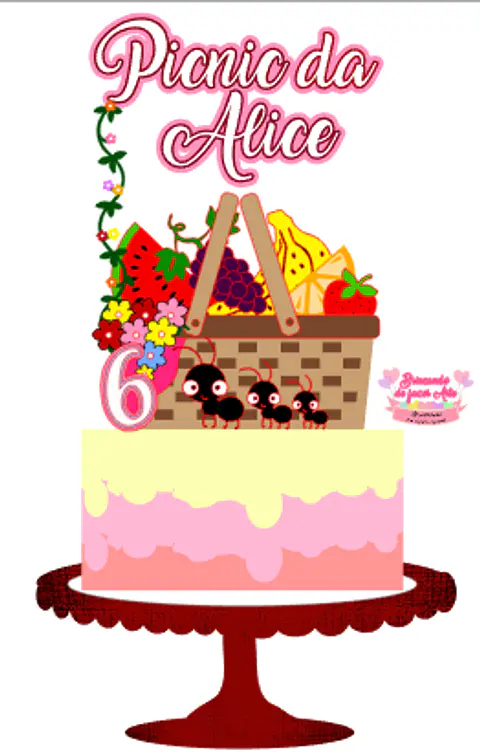 Arquivo de corte topo pic nic 