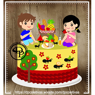 Arquivo de corte topo picnic