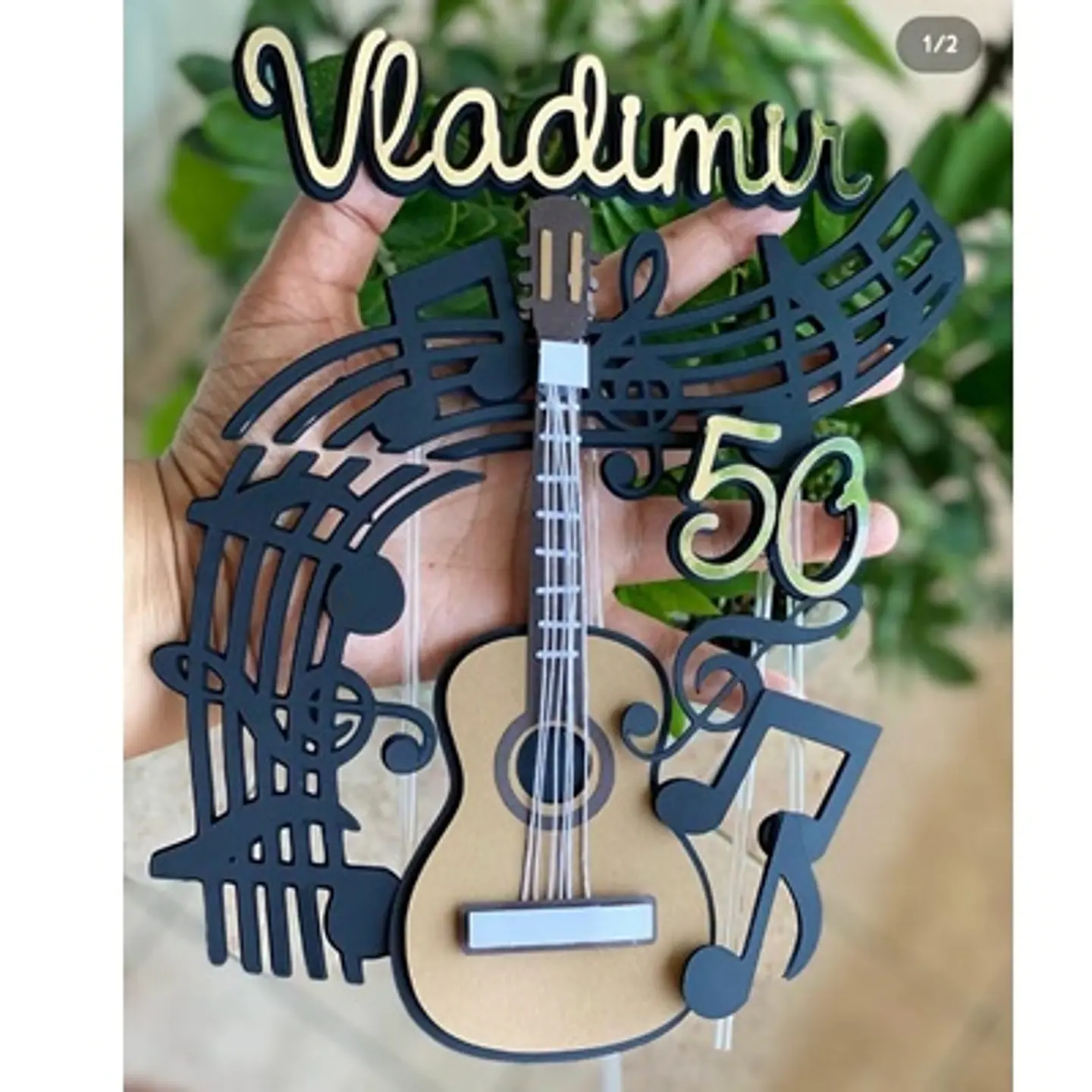 Arquivo de corte topo de bolo violão musica 1