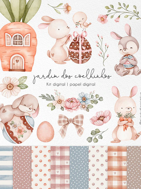 Kit Digital Jardim do Coelhinho - Ni Estudio