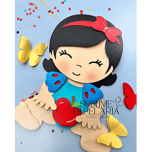 Arquivo de corte topo branca de neve baby