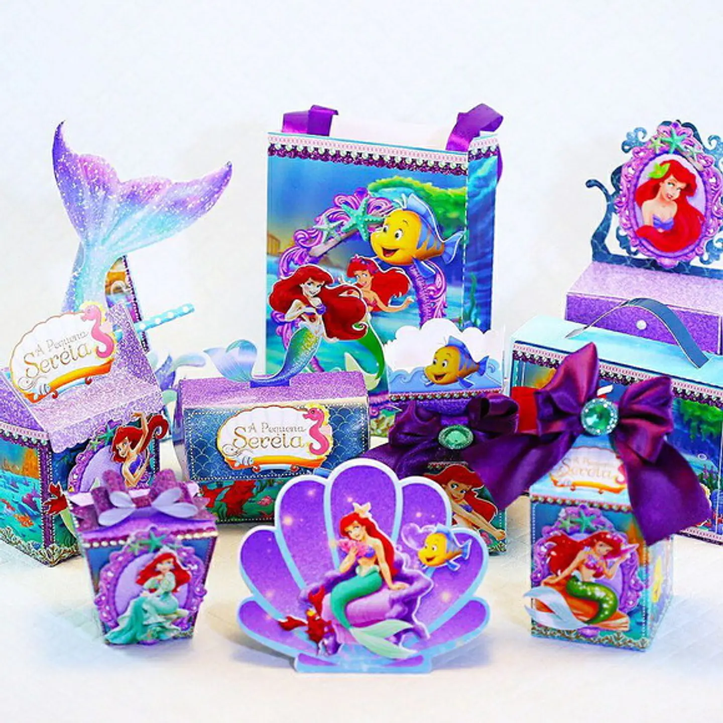 Arquivo de corte ariel pequena sereia 1