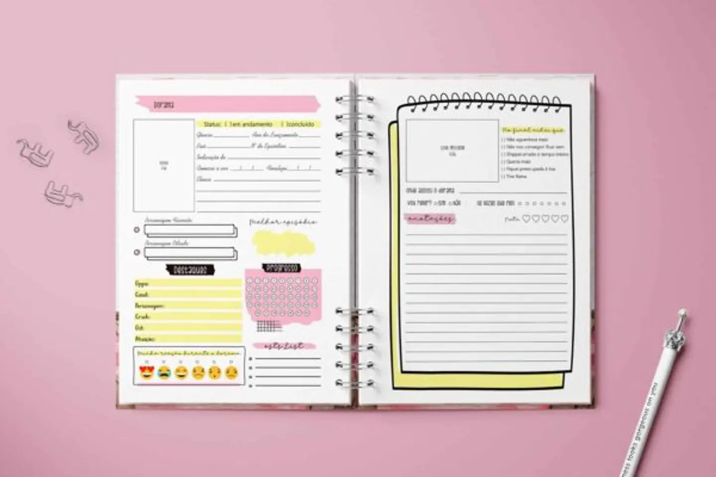 Arquivo Caderno de Doramas - Bicho de Papel 2