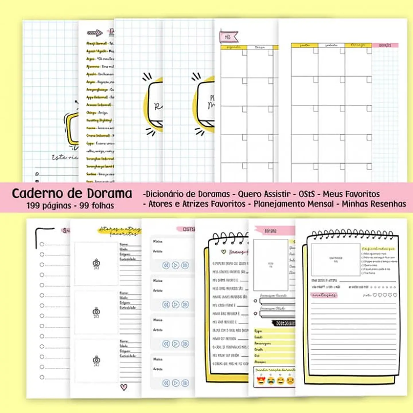 Arquivo Caderno de Doramas - Bicho de Papel 4