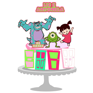 Arquivo de corte topo monstros sa