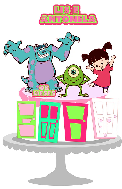 Arquivo de corte topo monstros sa