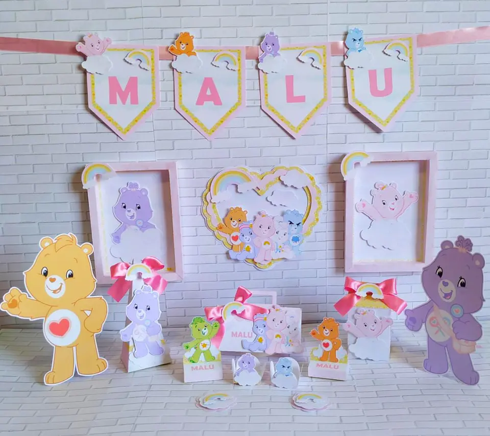 Arquivo de corte ursinhos carinhosos 1