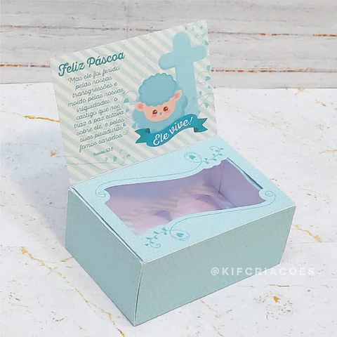 Arquivo Caixa para 6 Brigadeiros Páscoa
