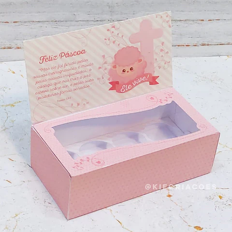 Arquivo Caixa para 8 Brigadeiros Páscoa