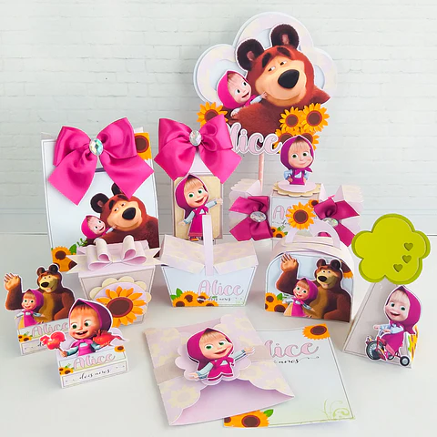 Arquivo de corte masha e urso