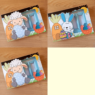 Arquivo Páscoa Mini Confeiteiro Coelha e Ovelha - Ovelin