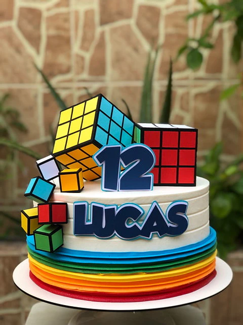 Arquivo de corte topo cubo mágico