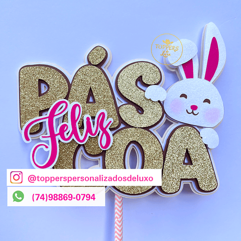 Arquivo de corte topo de bolo páscoa