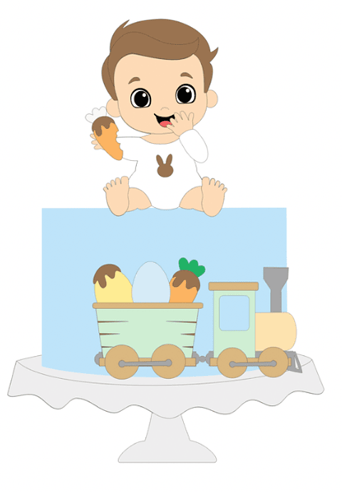 Arquivo de corte topo baby páscoa