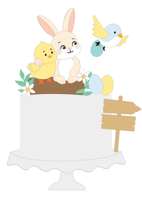 Arquivo de corte topo coelhinho da páscoa