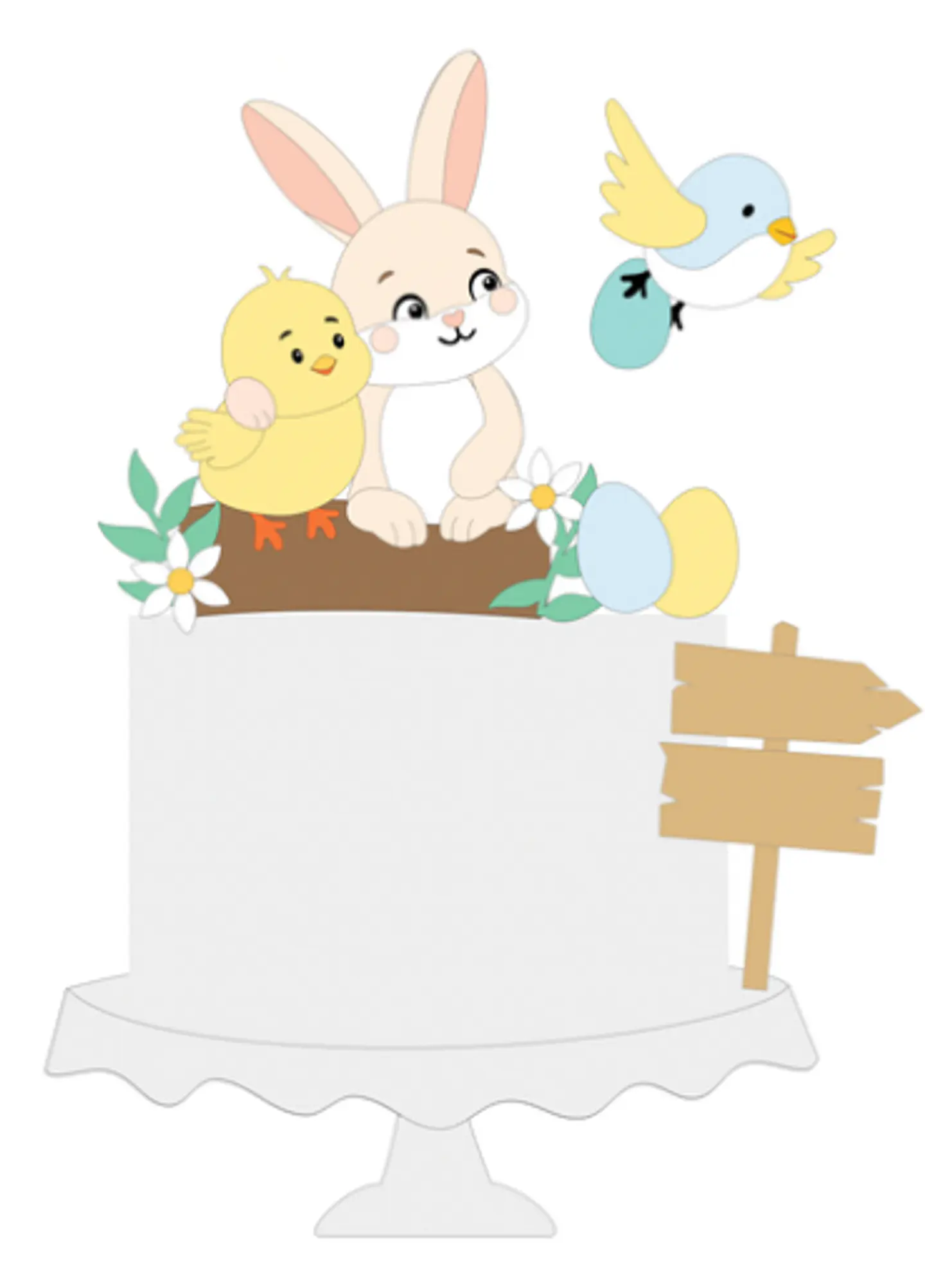 Arquivo de corte topo coelhinho da páscoa 1