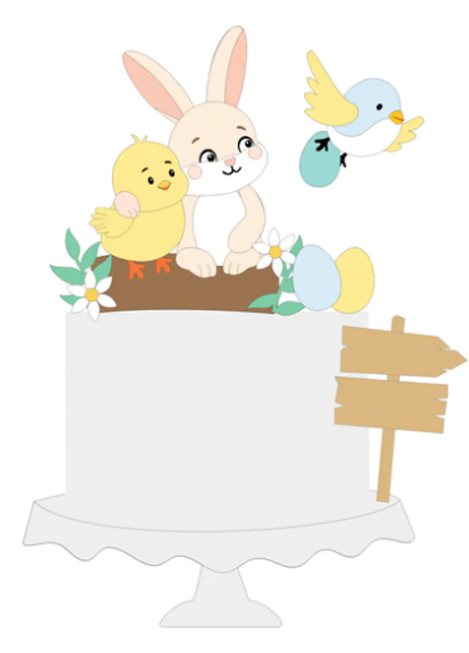 Arquivo de corte topo coelhinho da páscoa 1