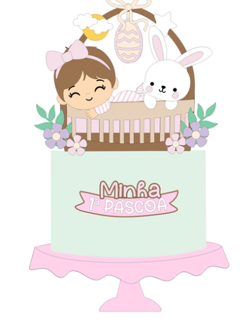 ARQUIVO DE CORTE TOPO PRIMEIRA PÁSCOA BABY 