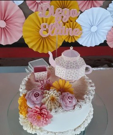 Arquivo de corte topo bule e xicara