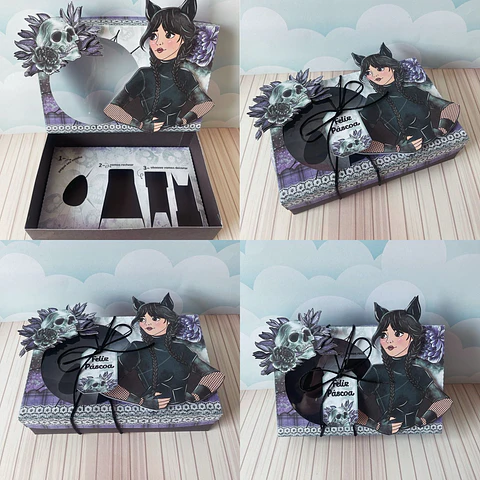 Arquivo mini confeiteiro wandinha