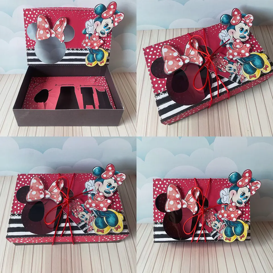 Arquivo mini confeiteiro minnie vermelha - lina 1