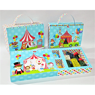 Arquivo maletinha kit diversão circo
