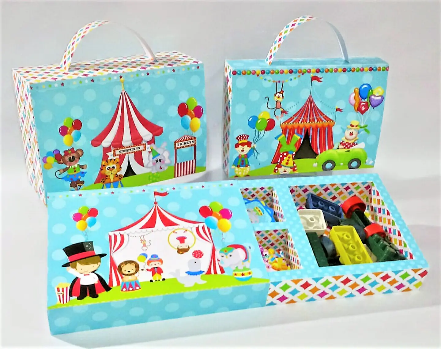 Arquivo maletinha kit diversão circo 1
