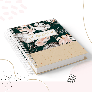 Arquivo caderno floral - papel amado