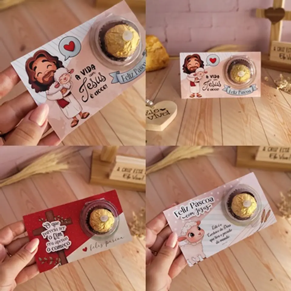 Arquivo Páscoa Cristã Card Blister - Ana Flor 1