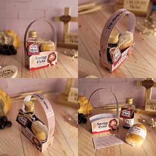 Arquivo Páscoa Cristã Cestinha Santa Ceia - Ana Flor