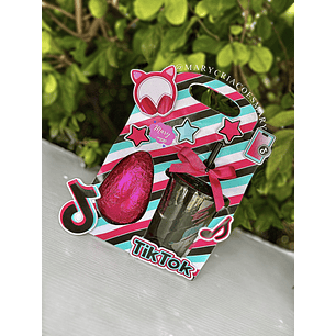 Arquivo Suporte Ovo + Copo Twister Tik Tok - Mary Criações