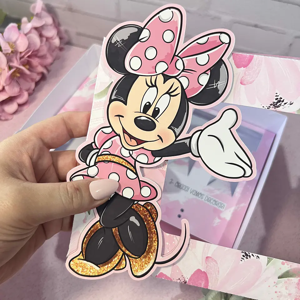 Arquivo Mini Confeiteiro Minnie Rosa - Luma 4