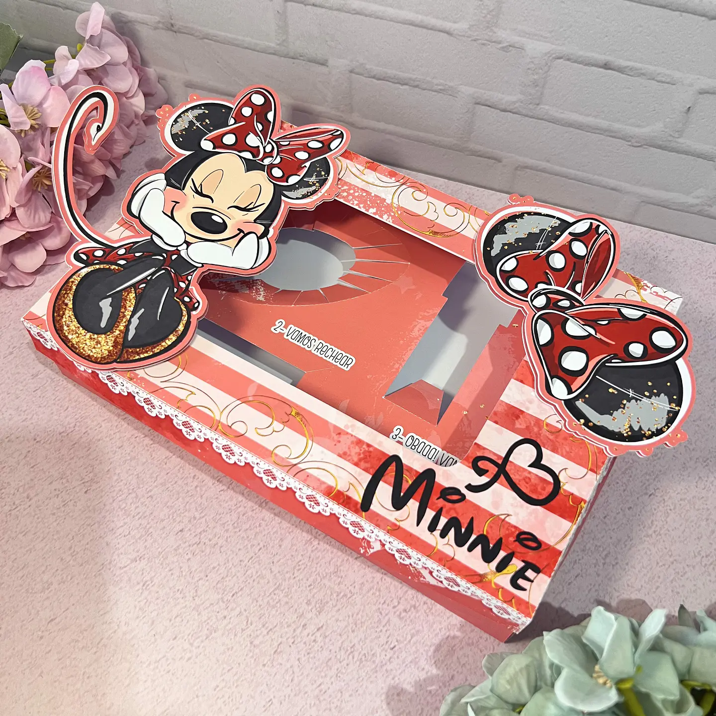 Arquivo Mini Confeiteiro Minnie Vermelha - Luma 1