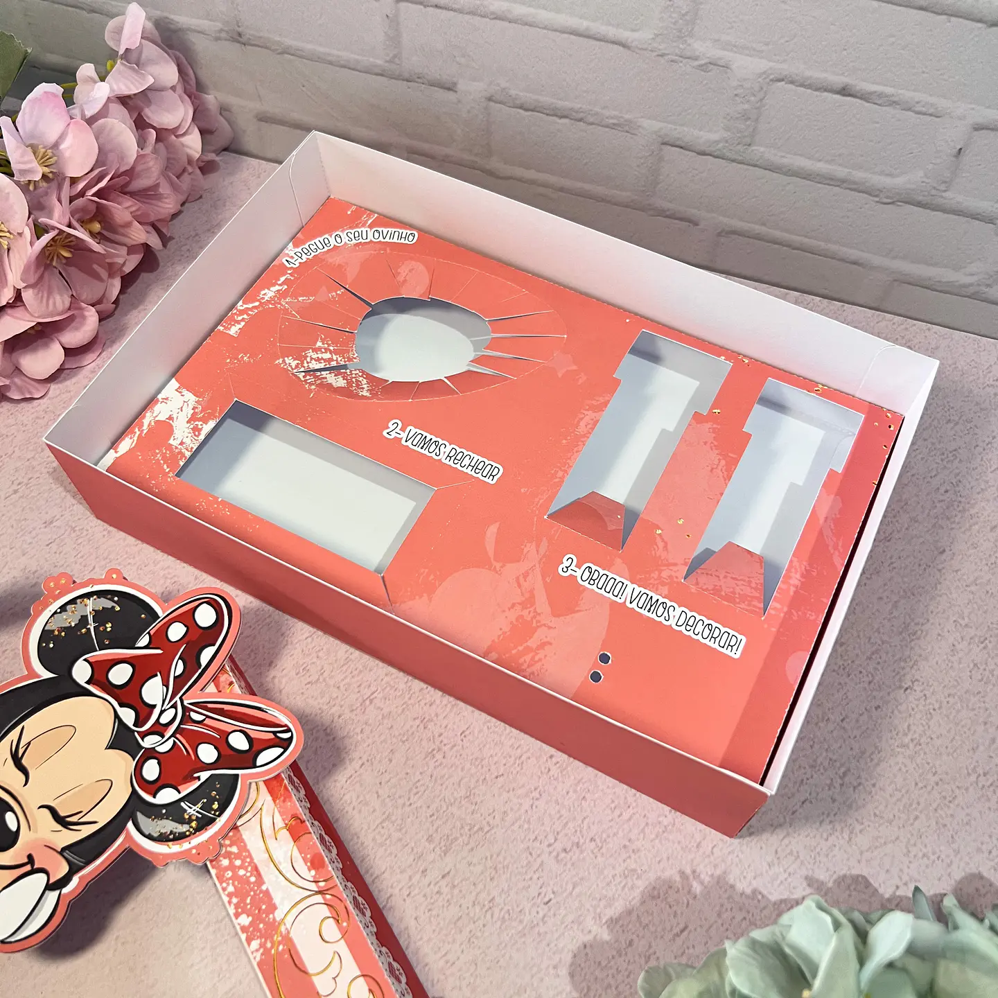 Arquivo Mini Confeiteiro Minnie Vermelha - Luma 3