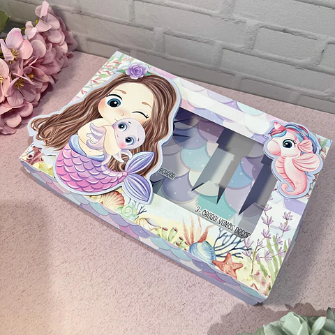 Arquivo Mini Confeiteiro Sereia  - Luma
