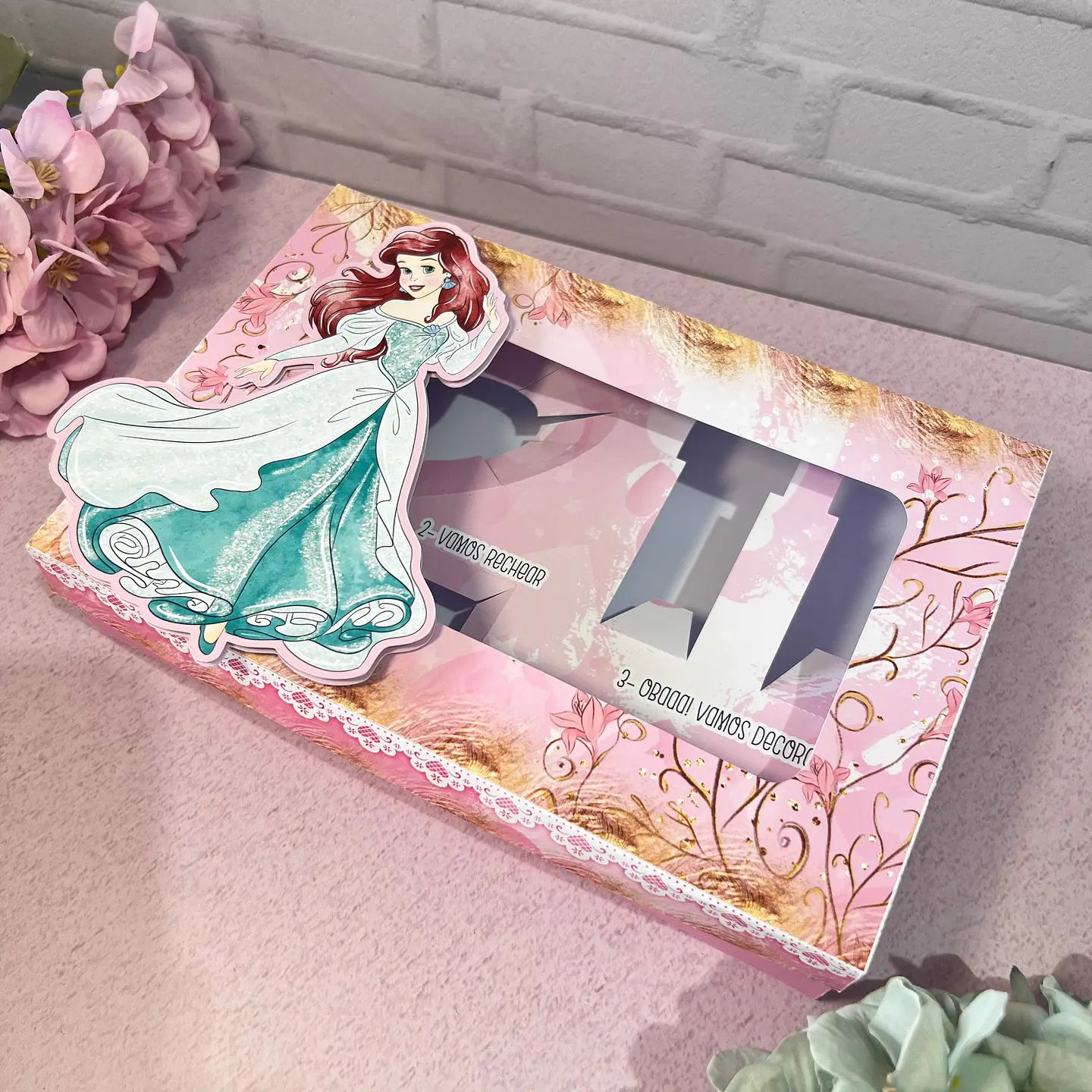Arquivo Mini Confeiteiro Princesas Disney - Luma 3