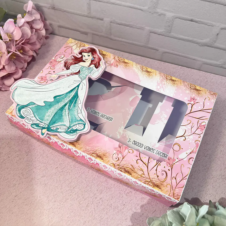 Arquivo Mini Confeiteiro Princesas Disney - Luma 3