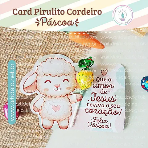 Arquivo card pirulito cordeiro páscoa