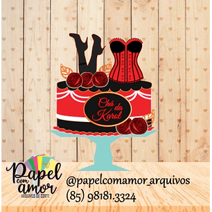 Arquivo de corte topo chá de lanjerie