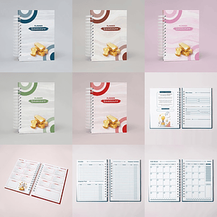 Arquivo Planner Financeiro Coleção Topázio - Amarantto