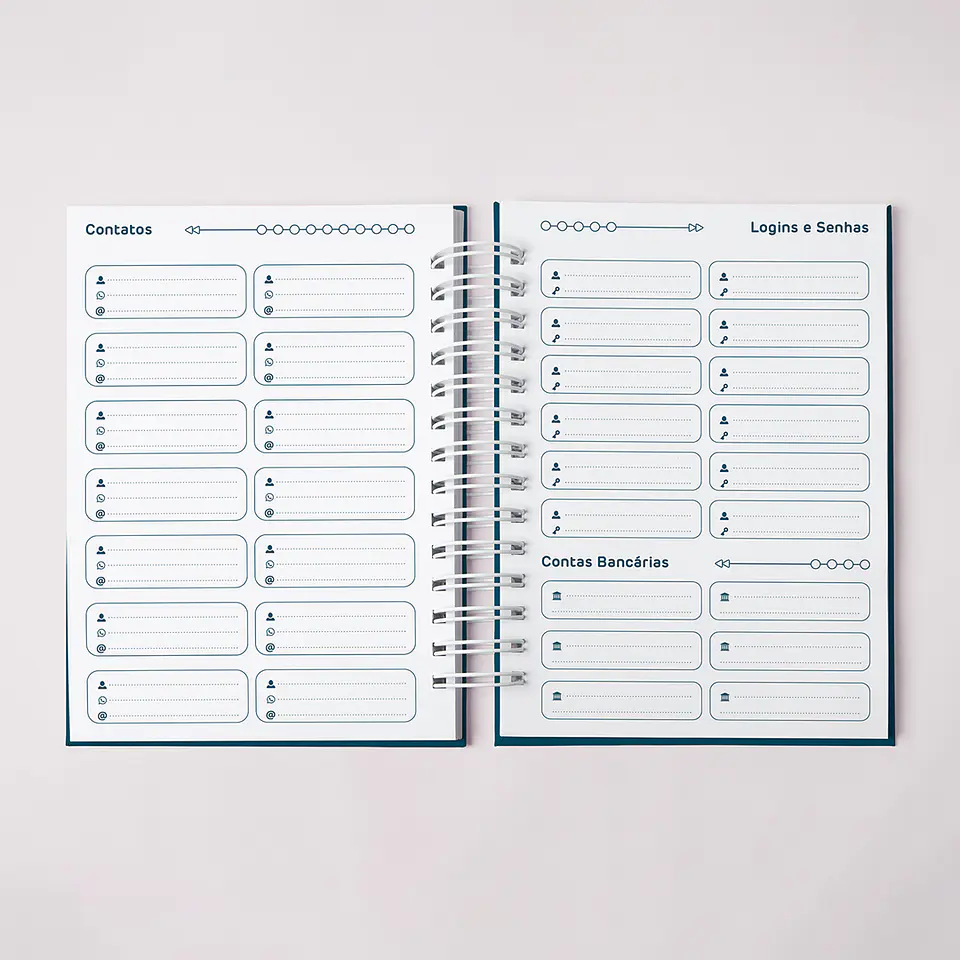 Arquivo Planner Financeiro Coleção Topázio - Amarantto 13