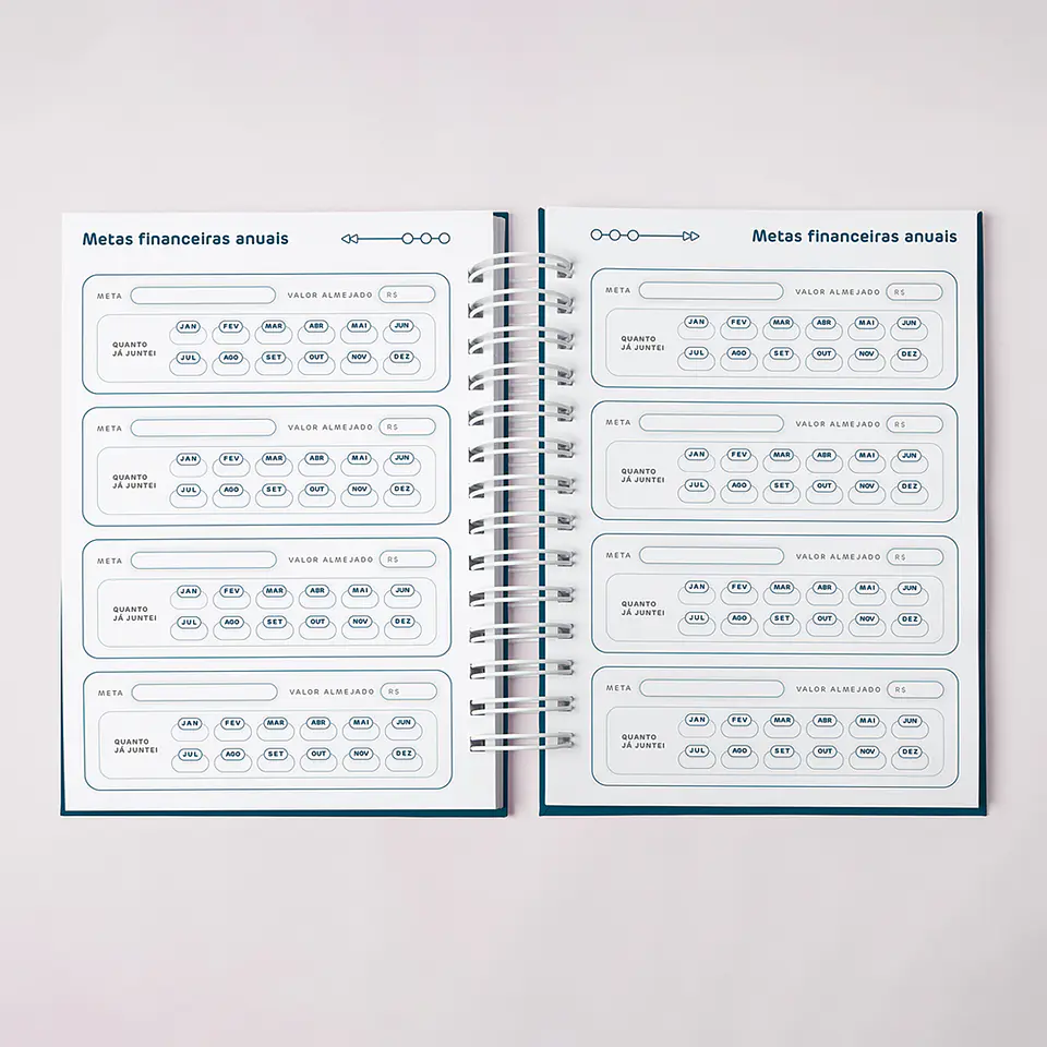 Arquivo Planner Financeiro Coleção Topázio - Amarantto 19